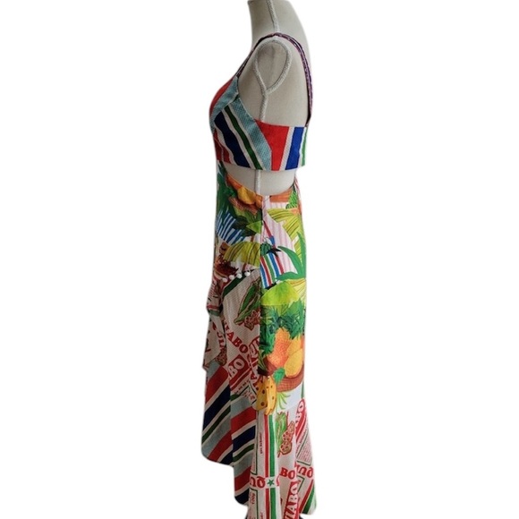 FARM Rio Carnival Mix Midi Dress - Picture 6 of 7